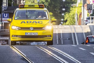 ADAC breakdown vehicle on the road in Stuttgart