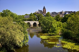 The River Lahn with the Old Lahn Bridge and the Cathedral