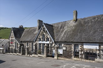 Former schoolhouse in the centre of the fishing village of Port Isaac