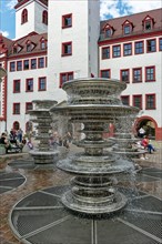 Chemnitz Market Fountain by artist Daniel Widrig