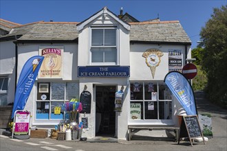 Ice cream parlour and bistro in the historic centre of the fishing village of Port Isaac