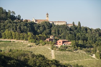 The Sacro Monte Serralunga di Crea with the Sanctuary of Santa Maria Assunta