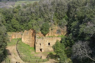 Etruscan Necropolis la Cava del Tufo