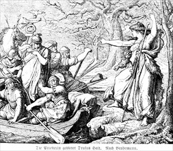 The Priestess commands Drusus to stop