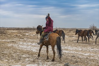 Horse herders near Aralsk