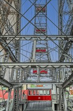 The Vienna Giant Ferris Wheel in the Prater amusement park