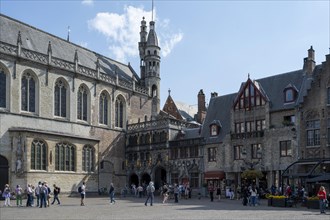 City Hall and Basilica of the Holy Blood in Bruges