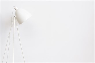 Minimalist white floor lamp
