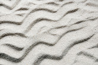 Close up sand with wavy lines