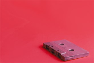 Compact cassette red