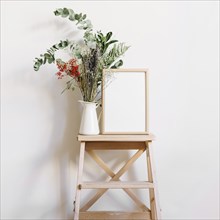 Flower frame stool