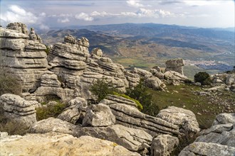 The extraordinary karst formations in the El Torcal nature reserve near Antequera