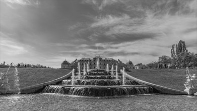 Fountains and cascades in the Belvedere Garden