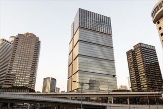 Urban landscape skyscraper japan