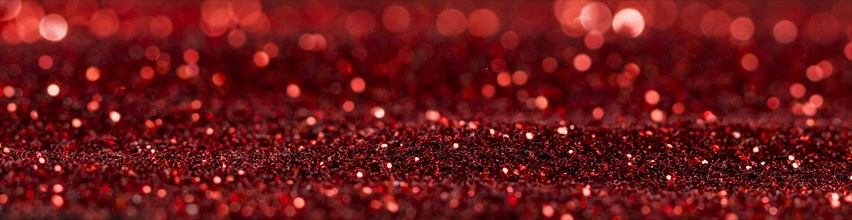 Red shimmering glitter