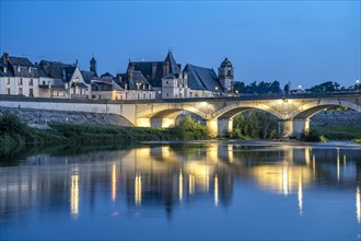 Loire Bridge at dusk