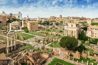 The ruins of the Roman Forum