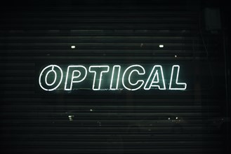 Optical sign neon lights