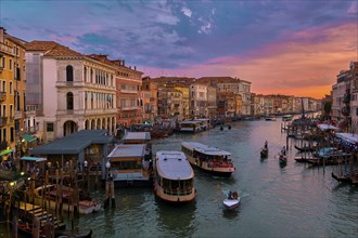Sunset view of Grand Canal