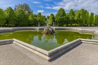 Fountain in Schoenbrunn Palace Park