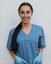 Portrait nurse smiling work