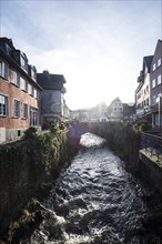 The Erft flows through the old town of Bad Muenstereifel