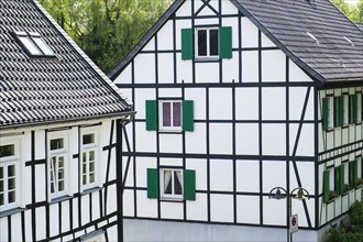 Half-timbered houses in the Bergisches Land