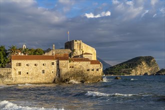 Castle and the island of Sveti Nikola