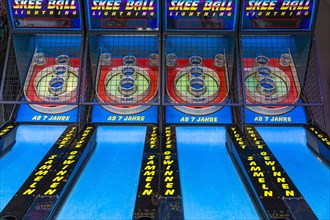 Slot machine in amusement park