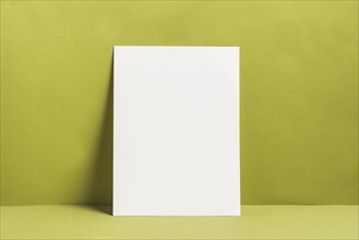 Single blank page against plain background