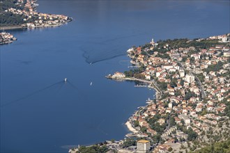 View of Dobrota and the Bay of Kotor