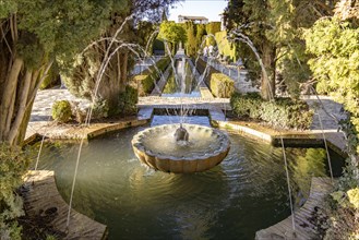 Fountain in the Generalife Gardens