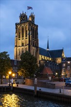 Grote Kerk Dordrecht at the blue hour