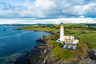 Turnberry Lighthouse from a drone