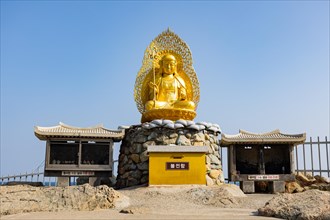 Golden Jijang Bosal Statue