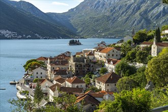 Perast and the islands of St George