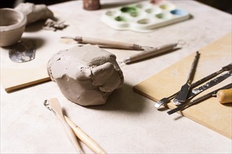 Clay tools pottery