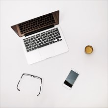 Laptop office items