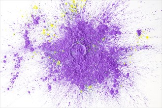 Painted purple powder table