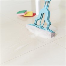 Cleaning concept with mop
