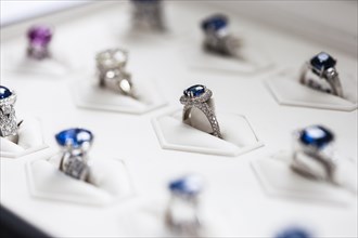 Brilliant Rings in a Jewellery Box