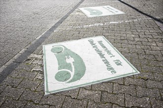 Parking spaces for e-cars in Duesseldorf