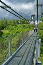 483-metre-long Titan RT suspension rope bridge over the Rappbode Dam and Solitaire observation tower