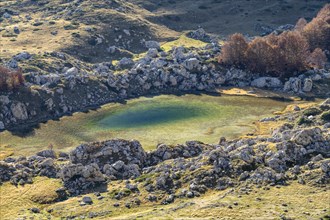 The mountain lake Valovito Jezero