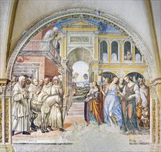 Florentius tries Benedict and his confreres with seven maidens of pleasure