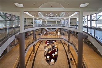 Interior design view of the Forum Wetzlar shopping centre