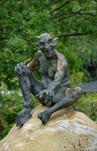 Devil figure at the Hexentanzplatz