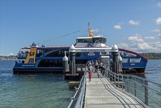 Ferry at Falckenstein Ferry Terminal