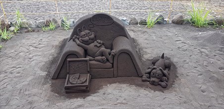 Figur aus Sand