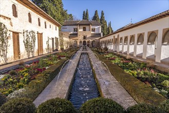 Fountain in the Acequia Courtyard of the Generalife